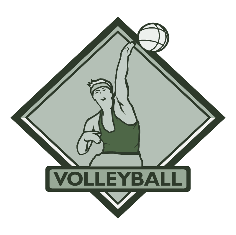 Volleyball vector logo