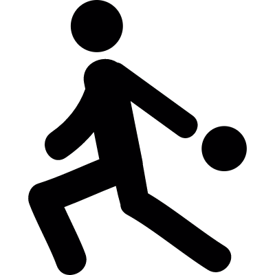 Man Bowling vector logo