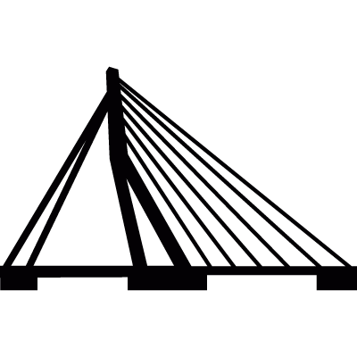 Erasmus Bridge vector logo