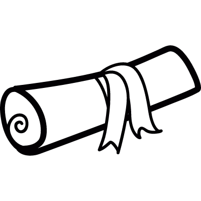 Diploma vector logo
