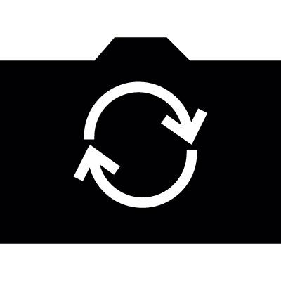 Camera synchronization vector logo