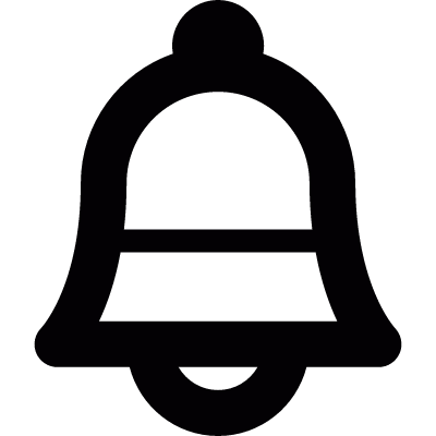 Alarm bell vector logo