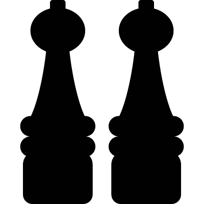 Two Spice Racks vector logo