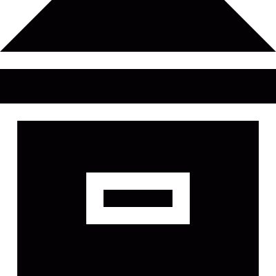 Covered box vector logo