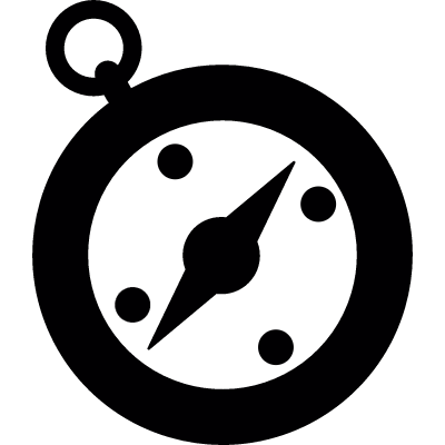 Directional compass vector logo