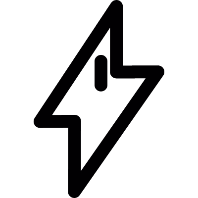 Bolt shape vector logo