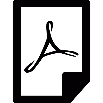 PDF document vector logo