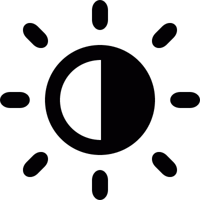screen brightness vector logo