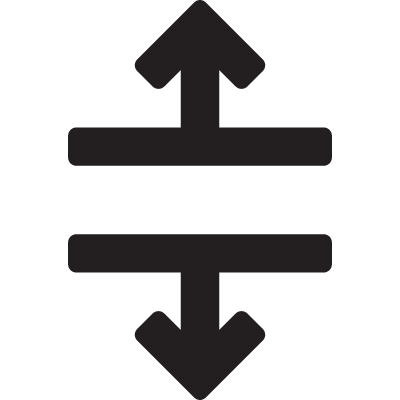 Horizontal Split vector logo