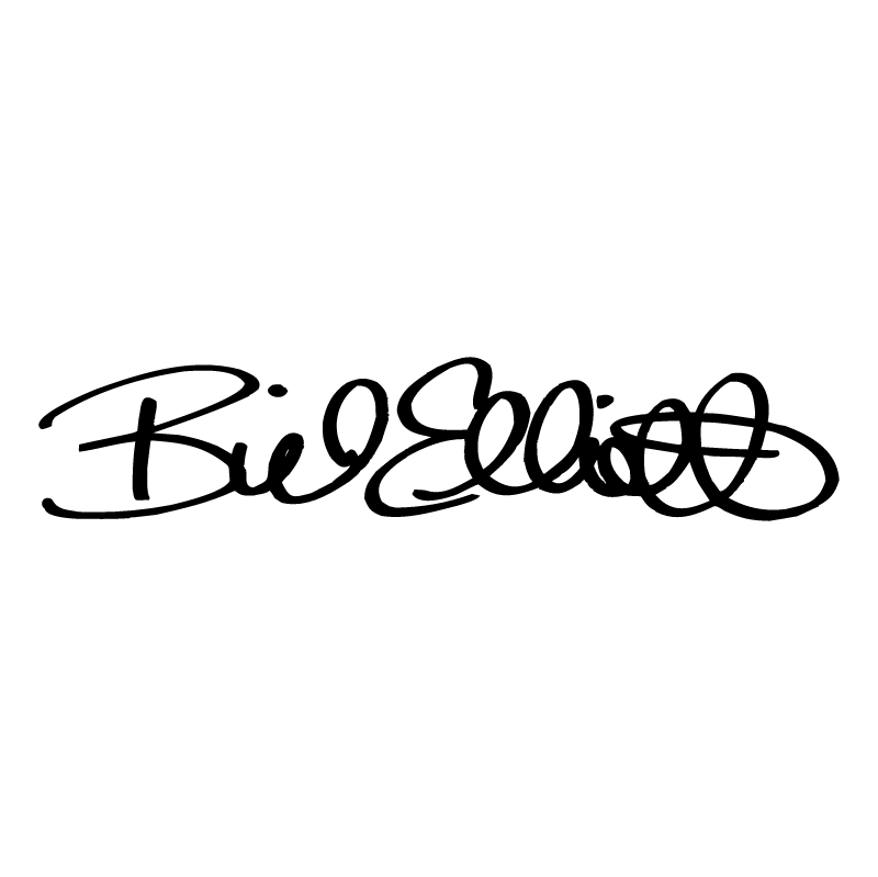 Bill Elliott Signature vector logo