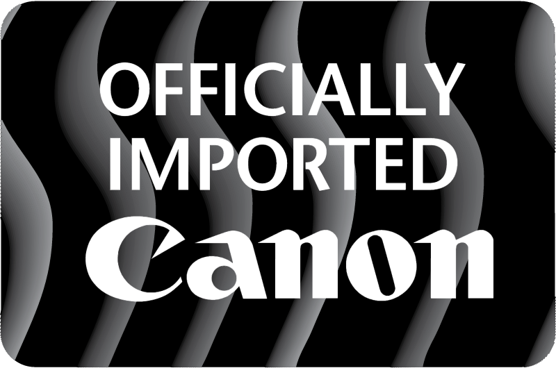 Canon Officially Imported vector