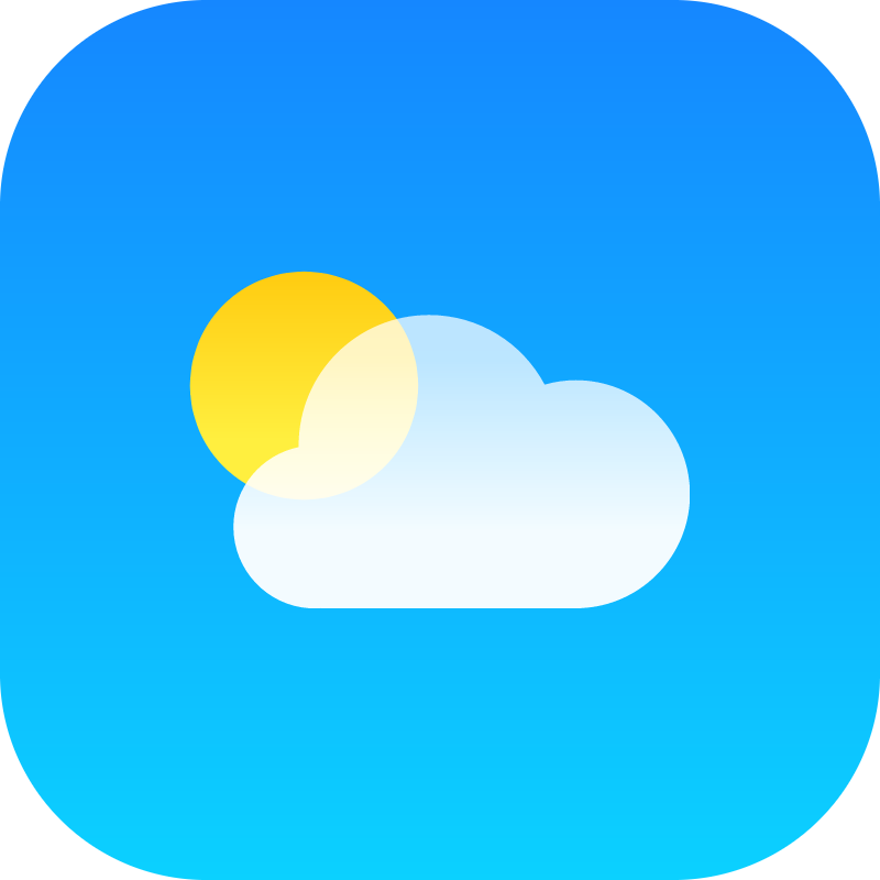 Weather iOS vector