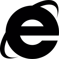 Internet explorer Logo vector