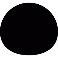 Black oval vector