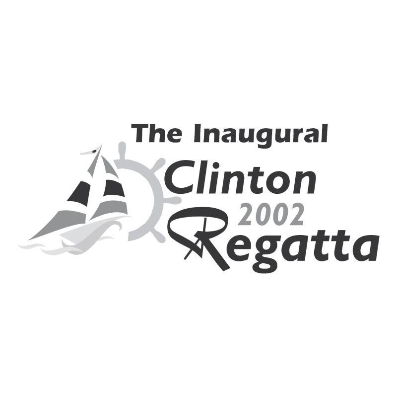 The Inaugural Clinton Regata vector logo