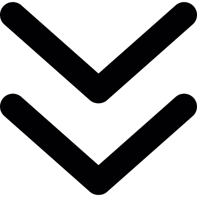 Two Down chevron vector logo