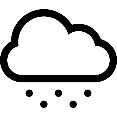 Hail Cloud vector logo