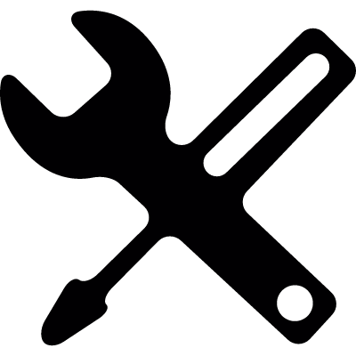 Configuration knob vector logo