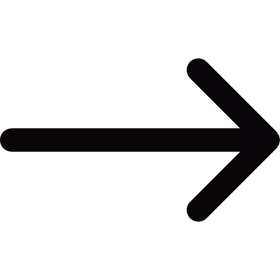 Thin right arrow vector logo