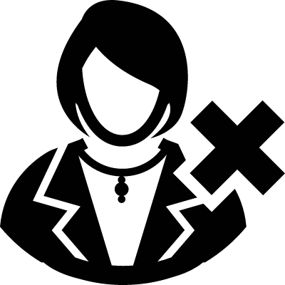 Delete Modern User vector logo