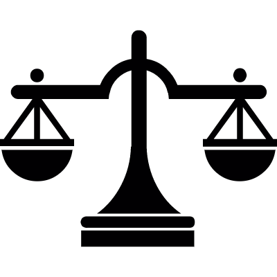 Balance silhouette vector logo