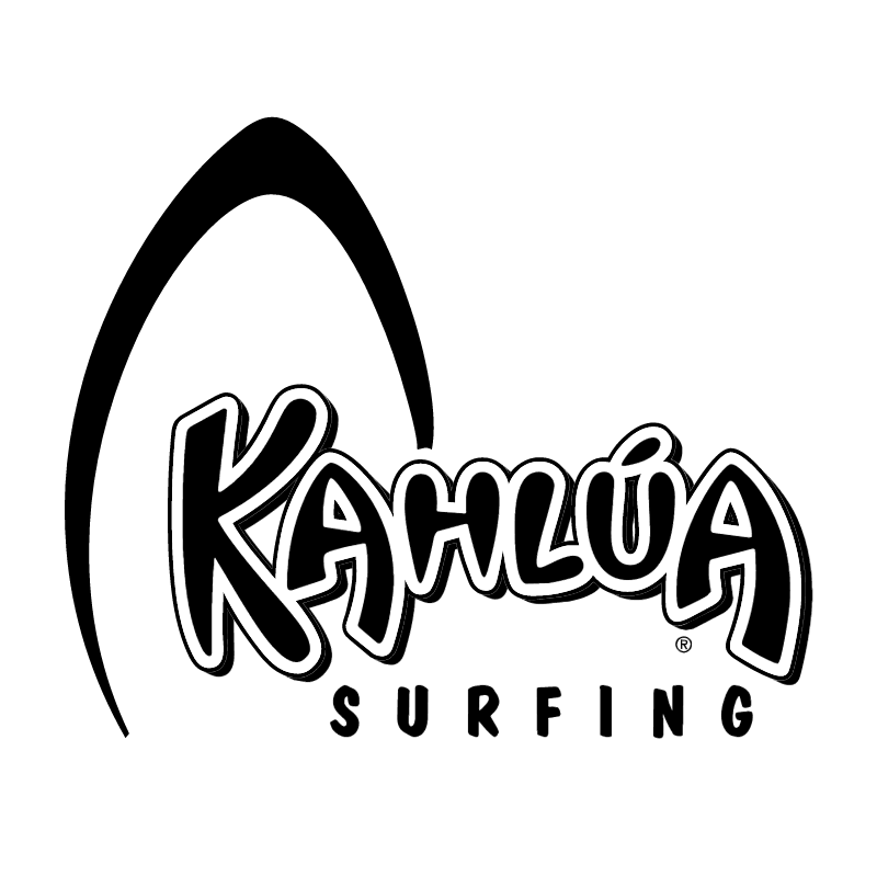 Kahlua Surfing vector logo