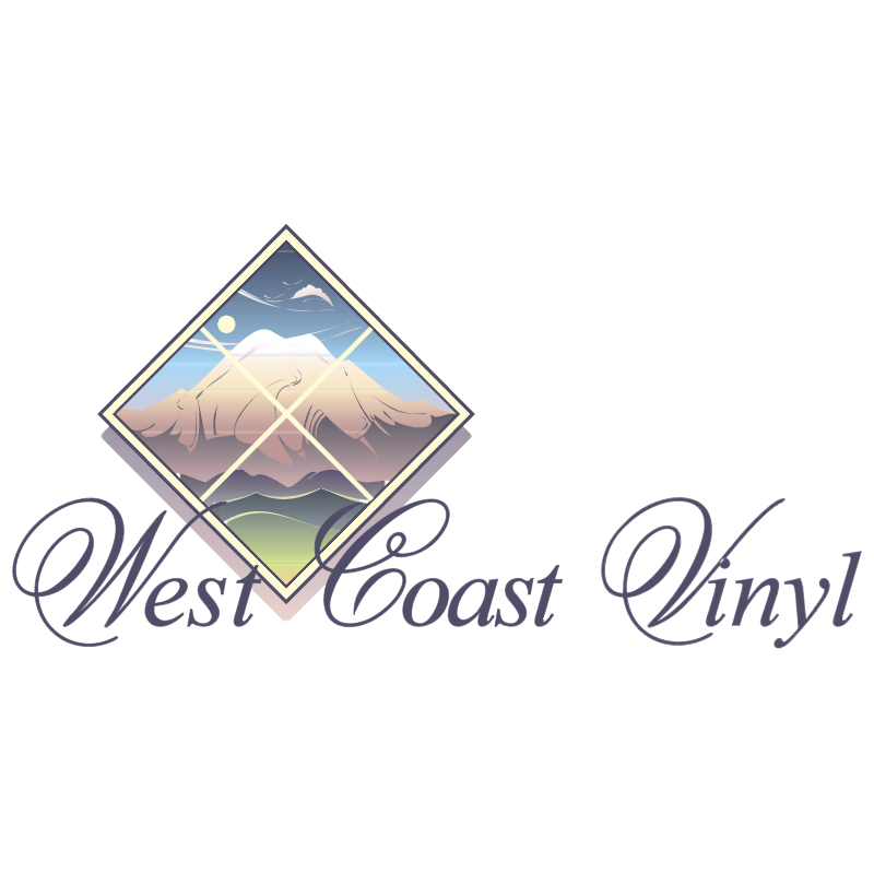 West Coast Vinyl vector logo