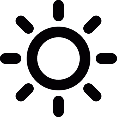 Clear sun vector logo