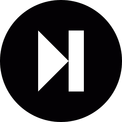Button advance next song vector logo