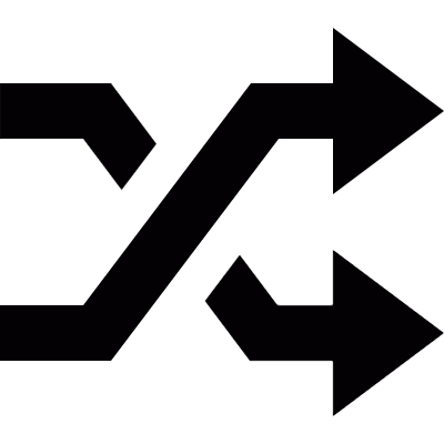 Intertwined arrows vector logo