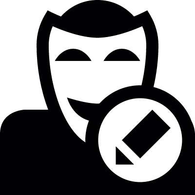 Masked user vector logo