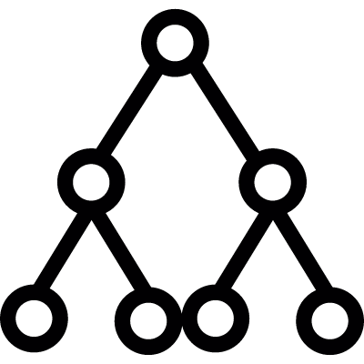 Hierarchy levels vector logo