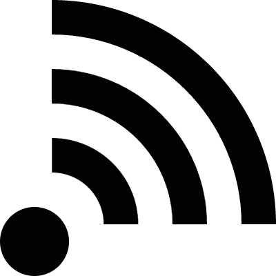 RSS feed reader logo vector logo