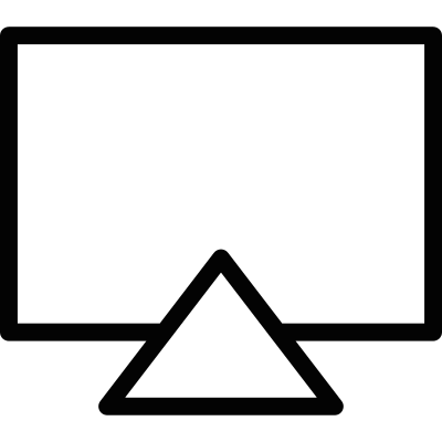 Geometric Television vector logo