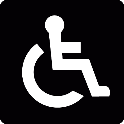 Wheelchair Accessibility Sing vector logo
