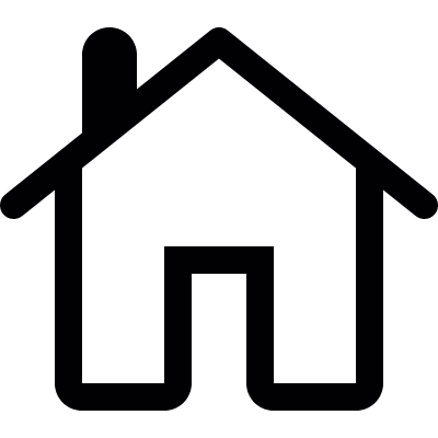 House outline vector logo