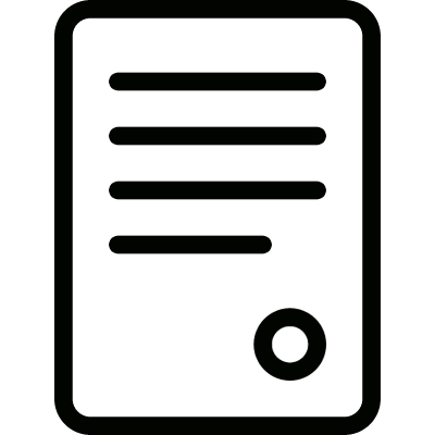 Certificate vector logo