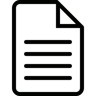 Document vector logo