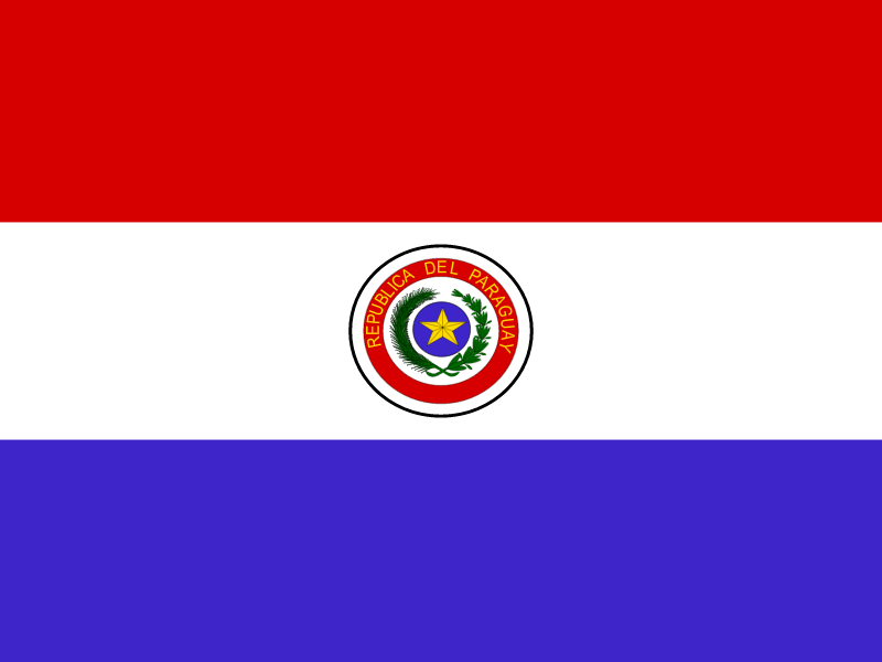 Flag of Paraguay vector logo