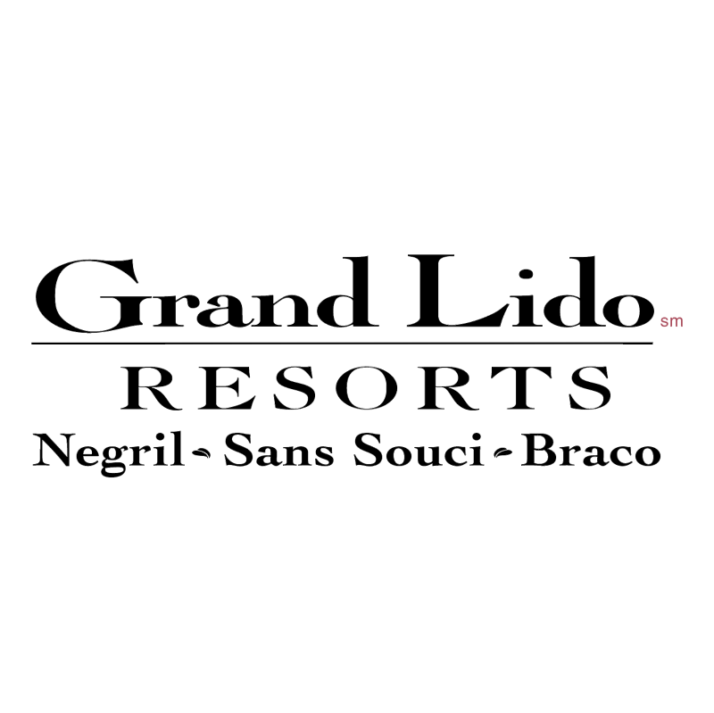 Grand Lido Resorts vector