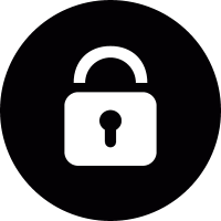 Lock in a circle vector