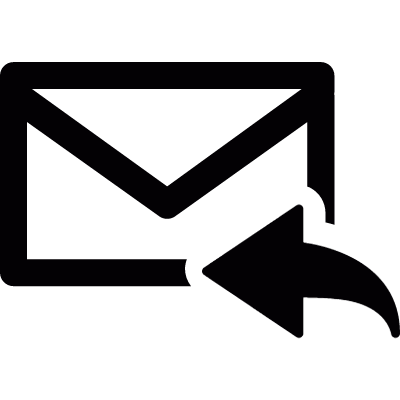 Reply email vector logo