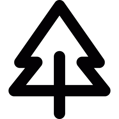 Pine tree vector logo
