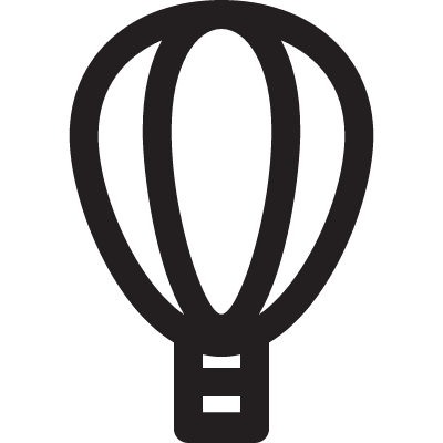 Summer Balloon vector logo