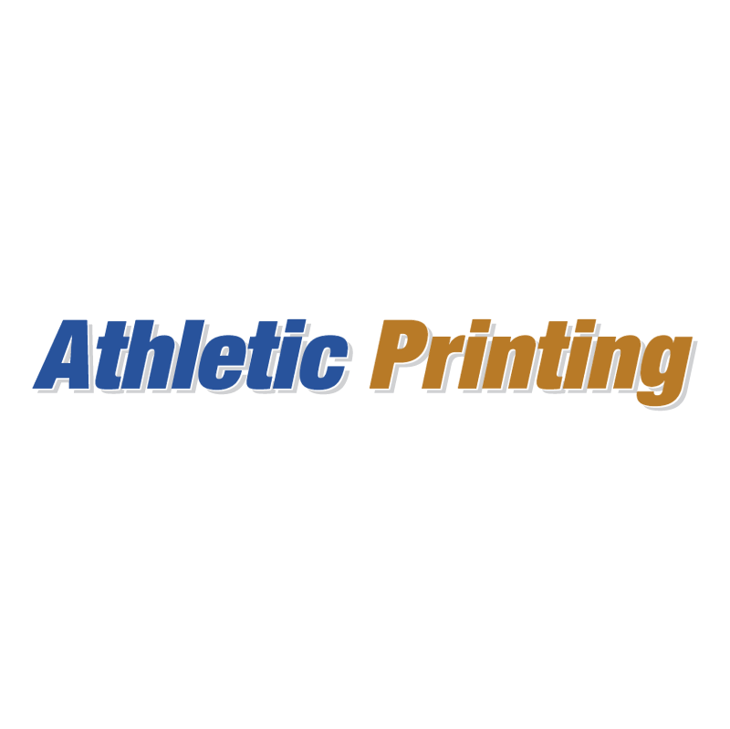 Athletic Printing vector