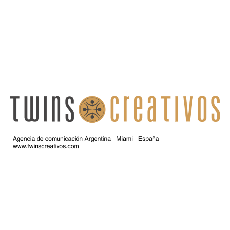 Twins Creativos vector logo