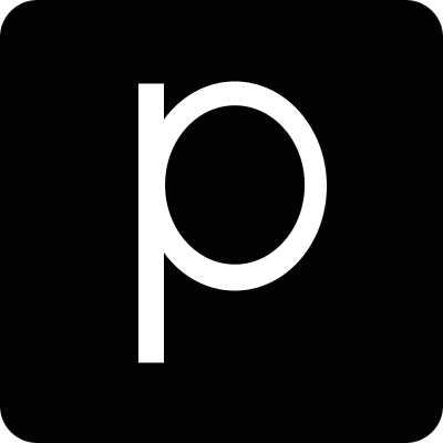 Letter p vector logo