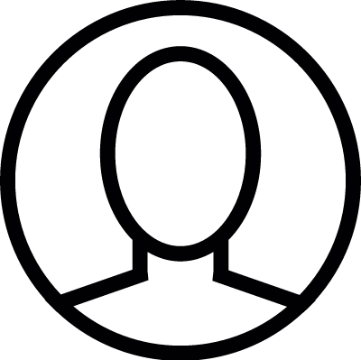 Blank avatar vector logo