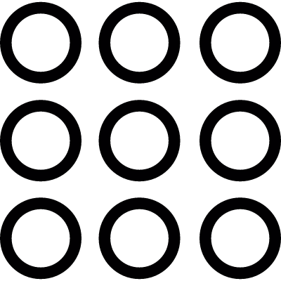 Menu Circles vector logo
