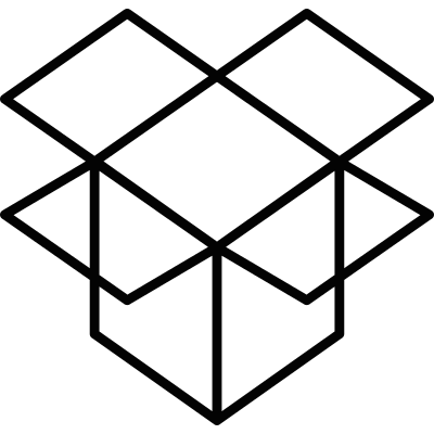 Dropbox sign vector logo